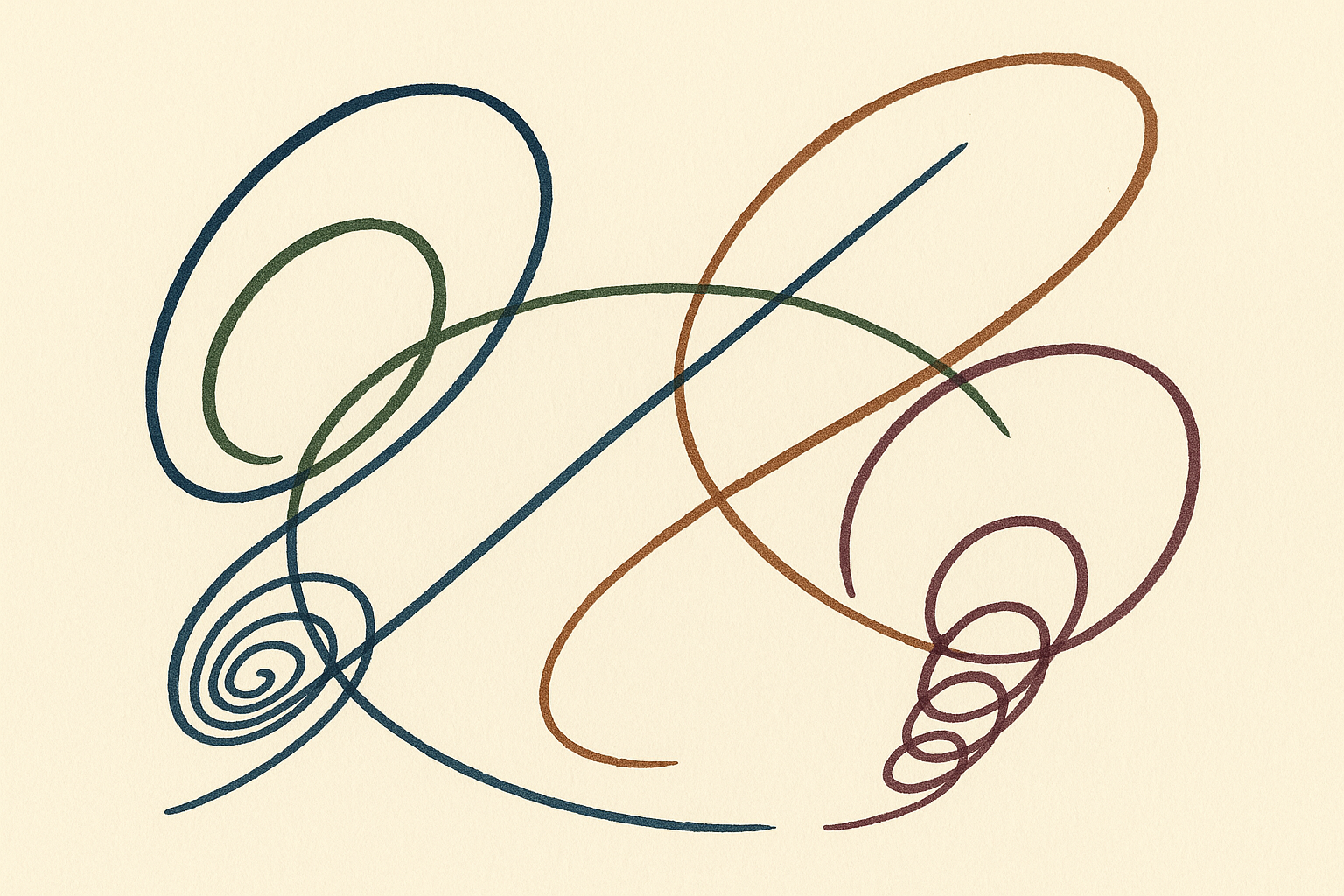 Phase space diagram — internal representation trajectories under increasing sensory bandwidth
