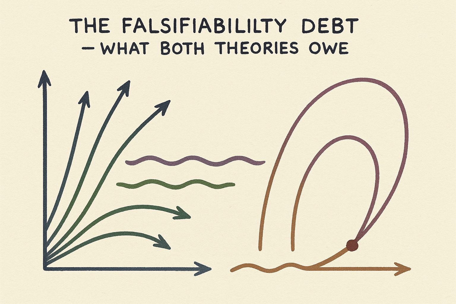 Phase space diagram — internal representation trajectories under increasing sensory bandwidth