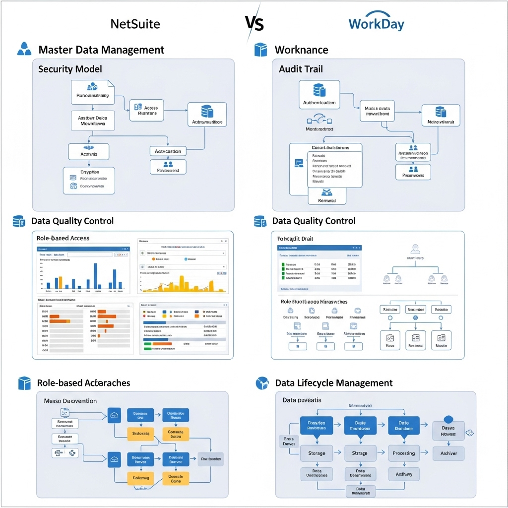 Contrasting Data Governance: NetSuite vs. Workday Financials